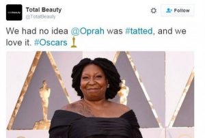 oprah tweet total beauty