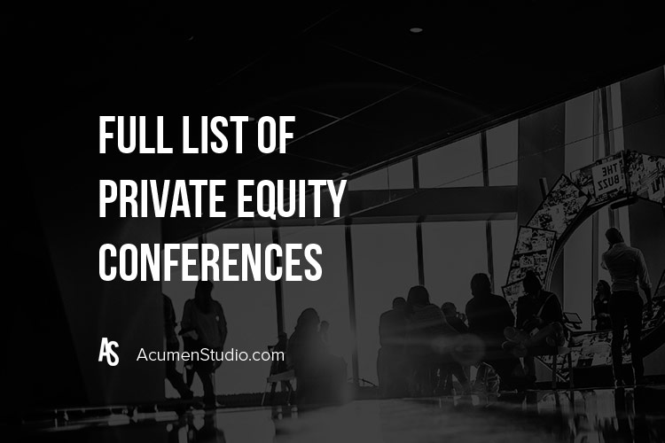 Complete List of Annual Private Equity Conferences in the US