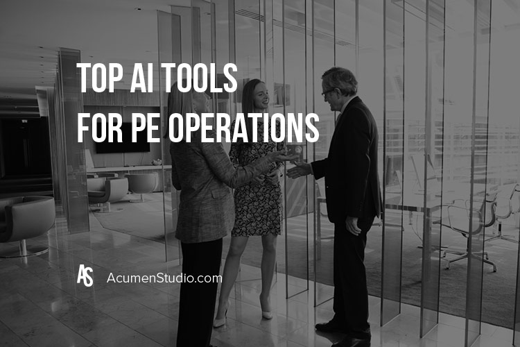 Top AI tools for private equity firms across firm operations