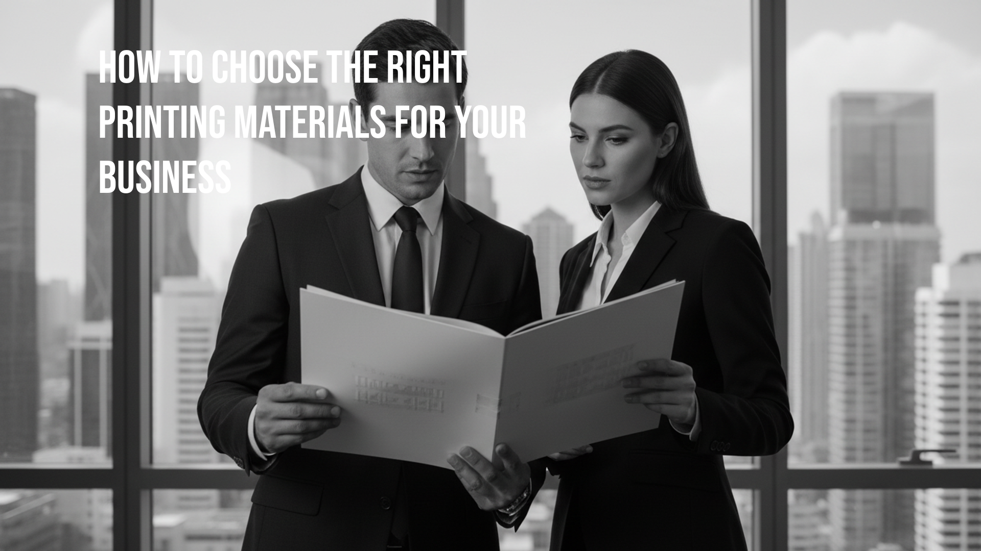 Choosing Printing Materials to Impress Investors & Partners