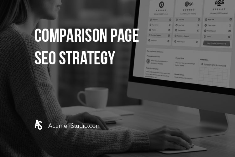 comparison page seo strategy for b2b